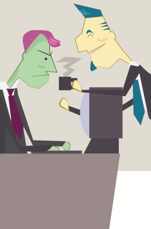 Colegas sem noção - não respeita limite de espaço (Foto: Arte/G1) Colegas sem noção - não respeita limite de espaço (Foto: Arte/G1)